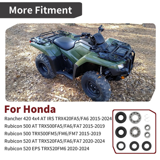 Rear Differential Bearing Seal for Honda TRX500/520 Rubicon 2015-2024