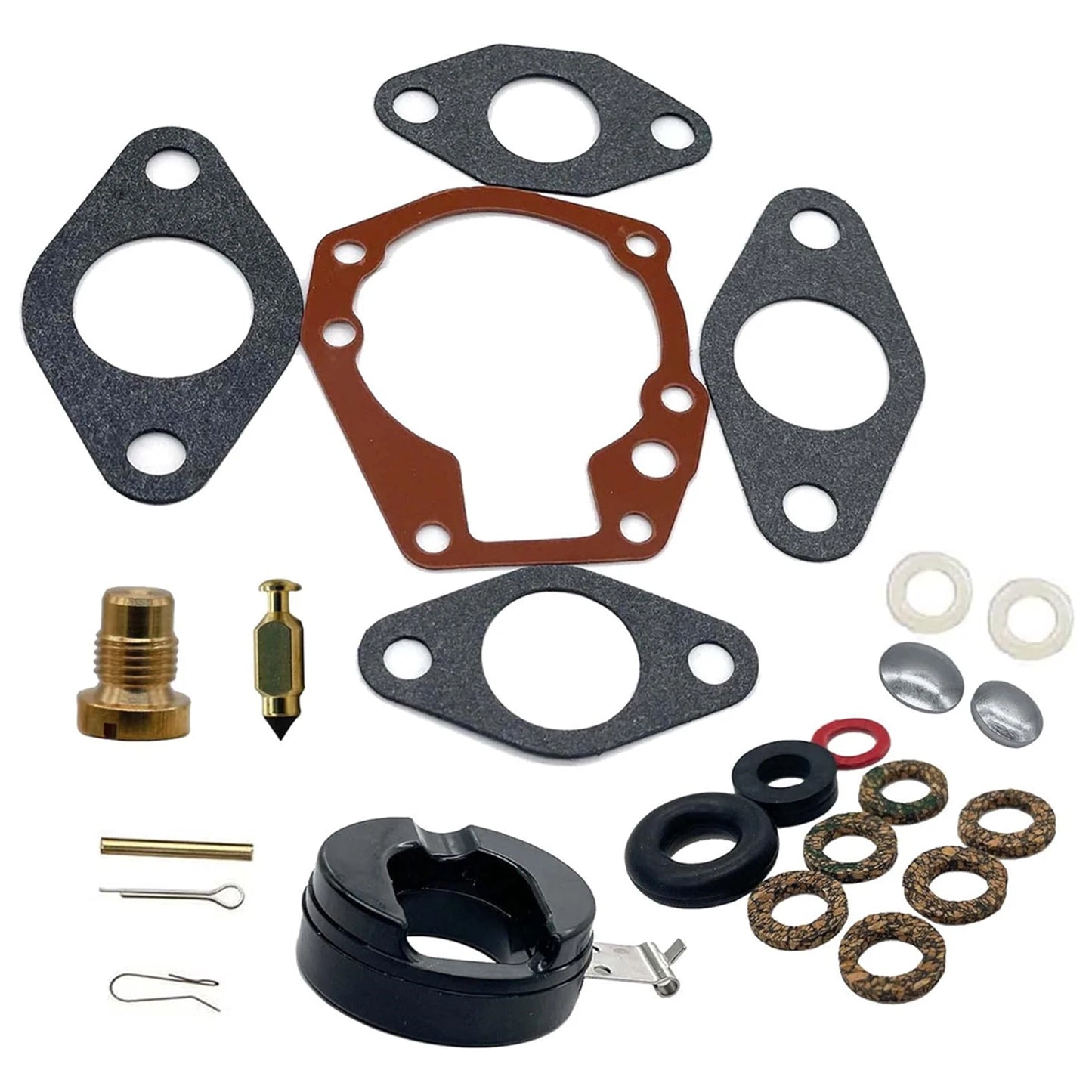 Carburetor Kit With Float for Johnson/Evinrude 1.5-20 HP (18-7043)