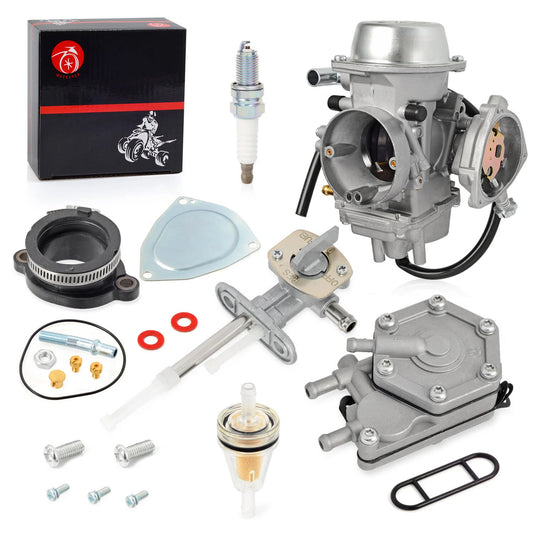 Carburetor Intake Boot & Fuel Pump Valve Petcock for Polaris Outlaw 500