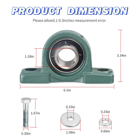 Front Prop Shaft Support Bearing for Polaris Ranger Crew 900 Diesel (2012-2014)