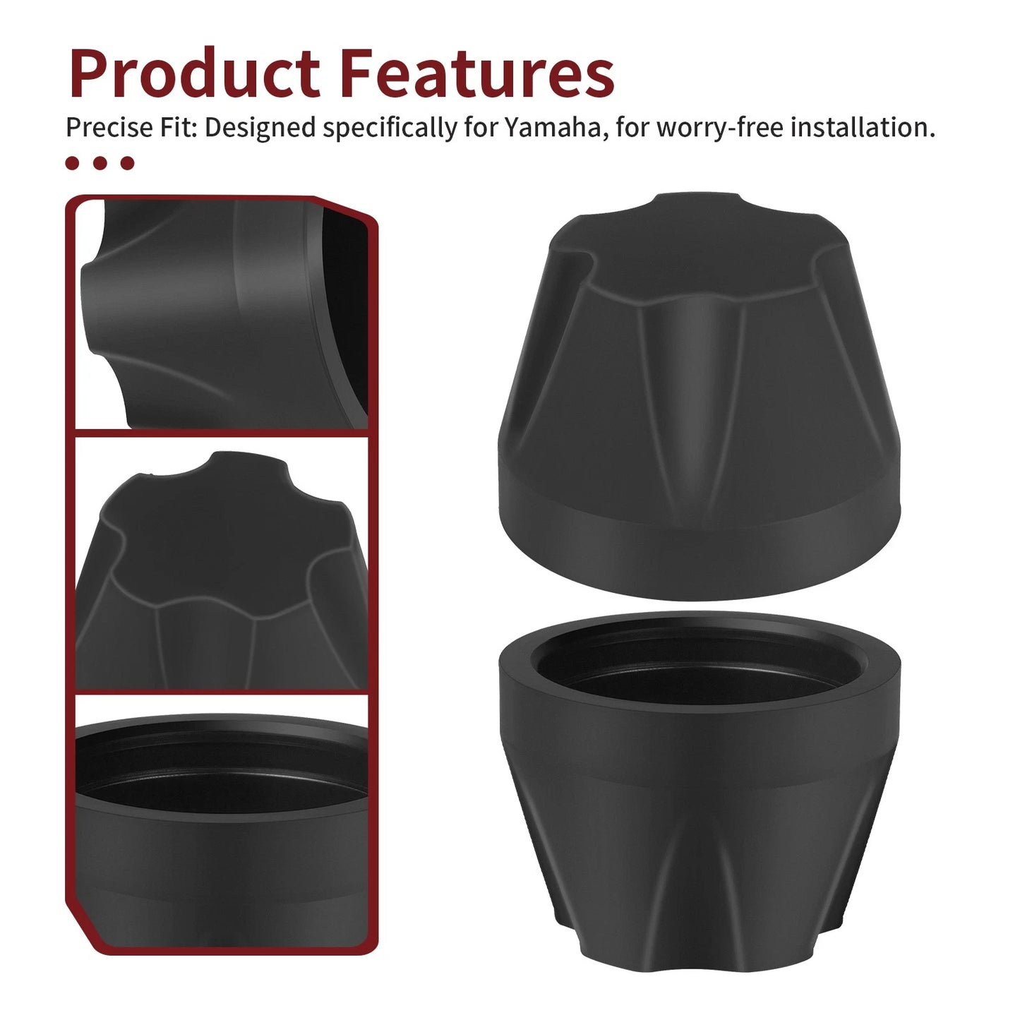 2 Pack Wheel Hub Cap for Yamaha Moto-4/Kodiak/Big Bear/Wolverine