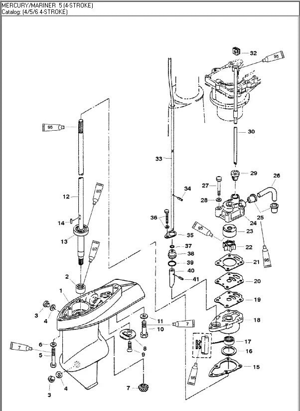 Water Pump Repair Kit for Nissan Tohatsu Outboards