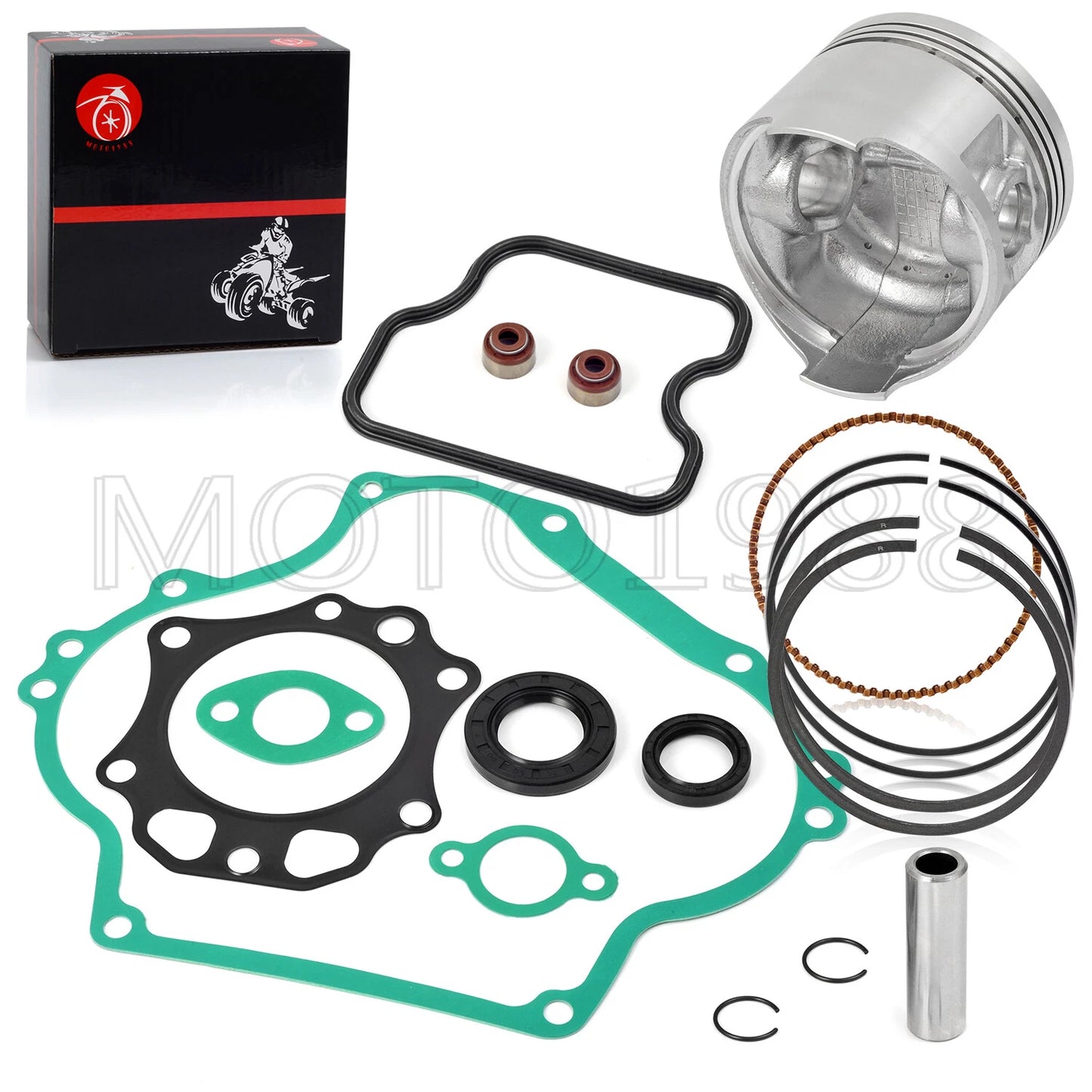 Piston Ring Gasket Rebuild Kit for Club Car DS/Precedent FE290 (92-up)
