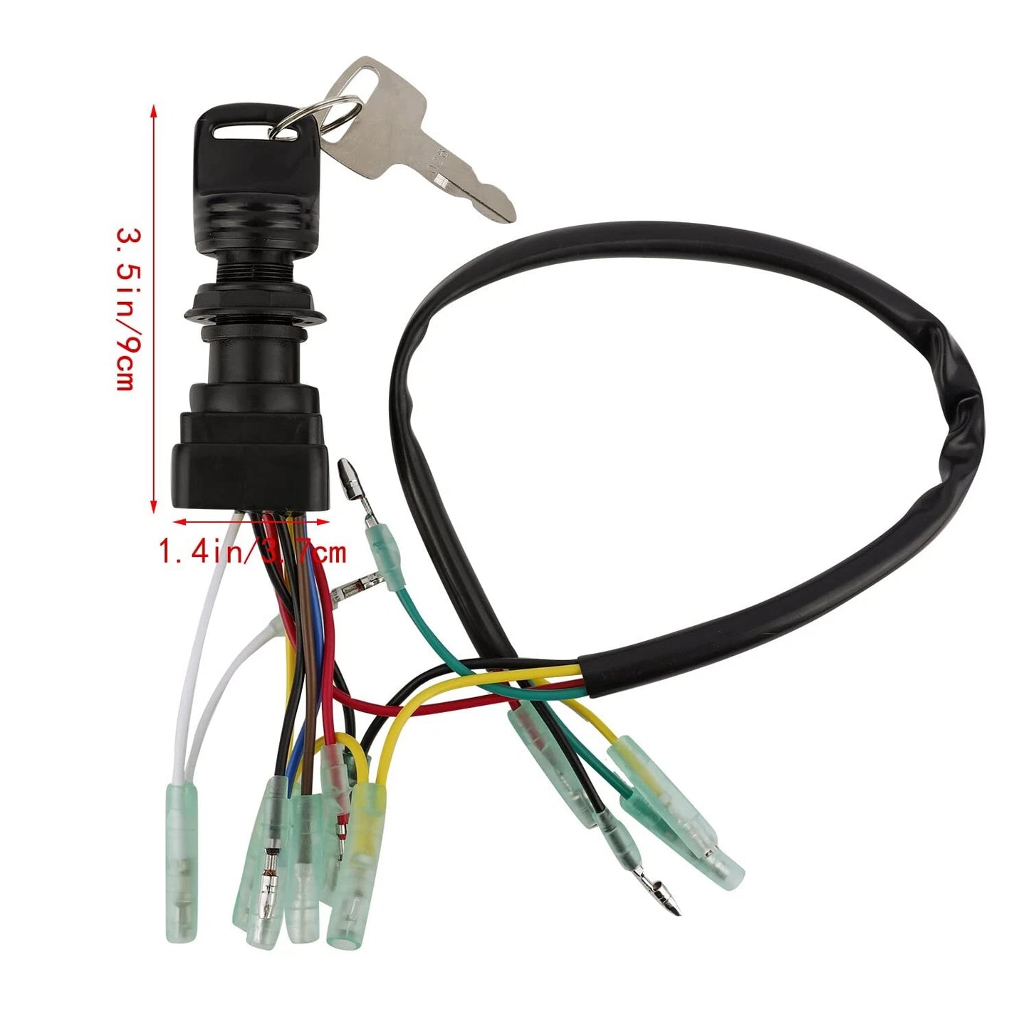 Yamaha Outboard Motor Control Ignition Key Switch for 703 Series Models