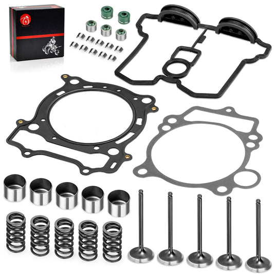 Intake Exhaust Valve & Gasket Seal Kit for Yamaha YFZ450/YFZ450X 2004-09