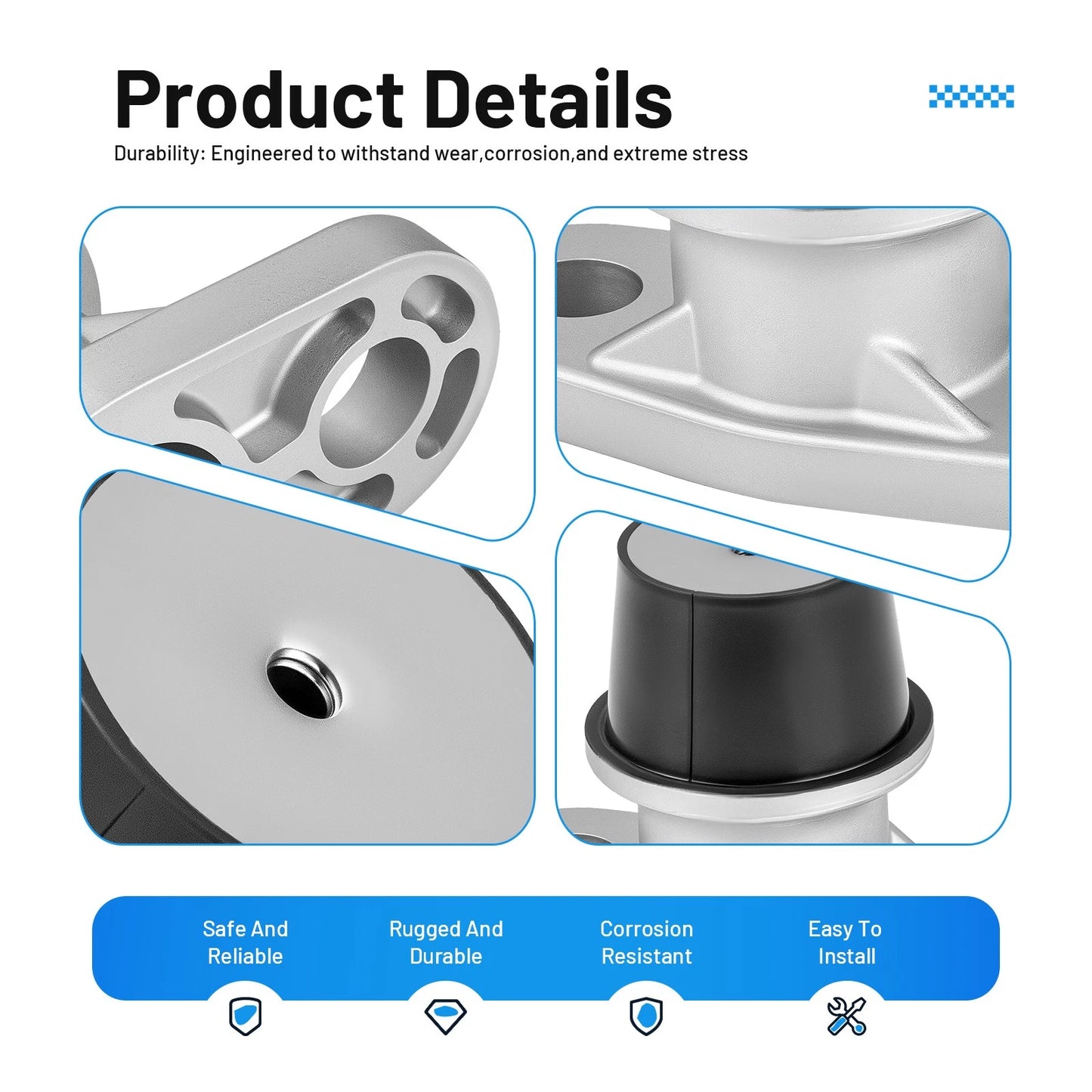 Engine Motor Mounts for Sea-Doo Wake 155/170/215/230 (Front/Rear)