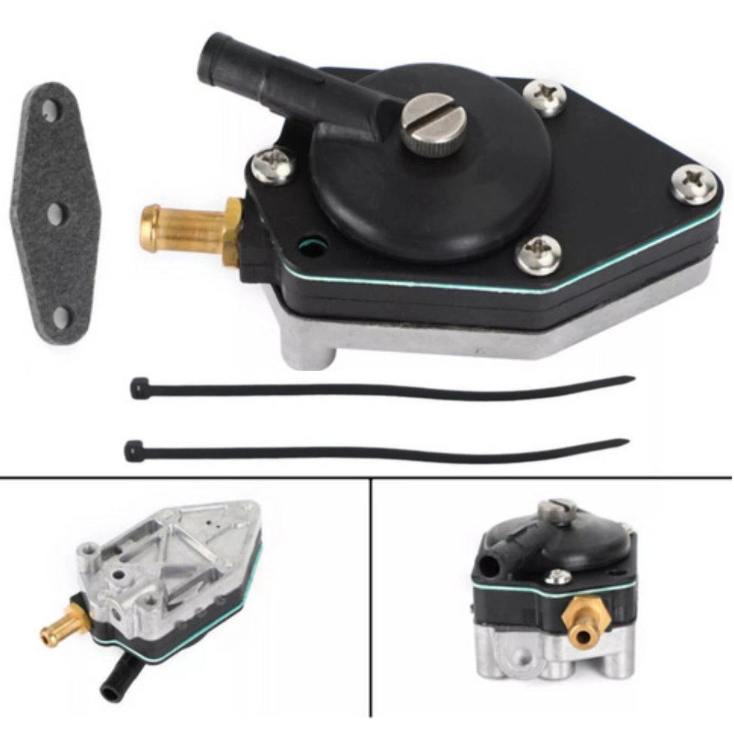 New Outboard Fuel Pump w/ Gasket for Johnson/Evinrude/OMC Models