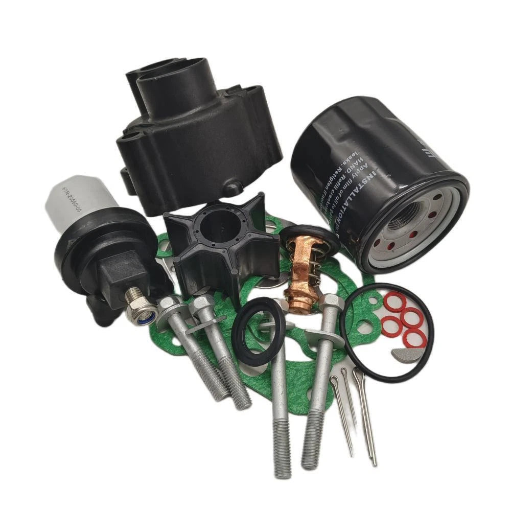 Outboard Maintenance Kit for Yamaha 4-Stroke F80A/F100A w/Thermostat & Oil Filter