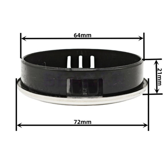 64mm Stainless Steel Steering Wheel Knob Cap for Yacht/Boat Use