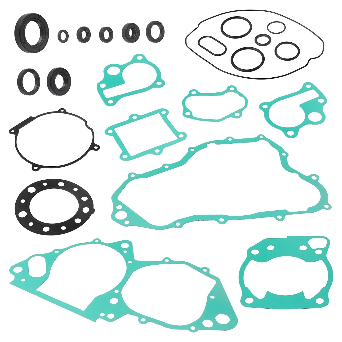 Complete Engine Rebuild Gasket Kit w/ Oil Seals for Honda CR250R (1992-2000)