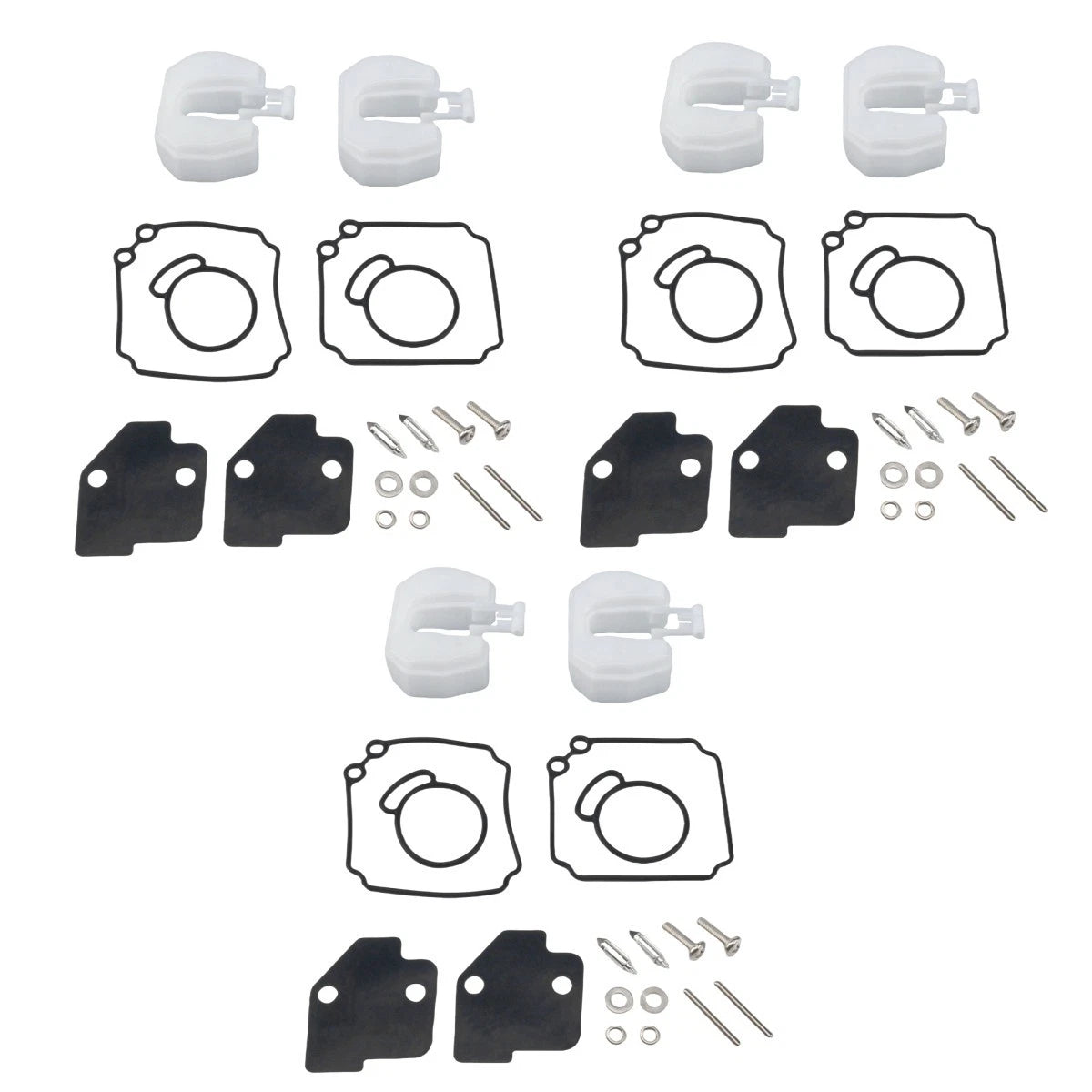 Carburetor Repair Kit for Tohatsu M40 50HP 2T Outboard 853780A2 3Pcs