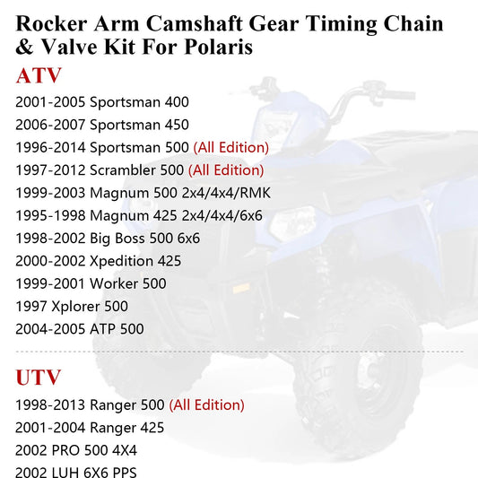 Camshaft Gasket Kit for Polaris Xpedition 425 (2000-2002)