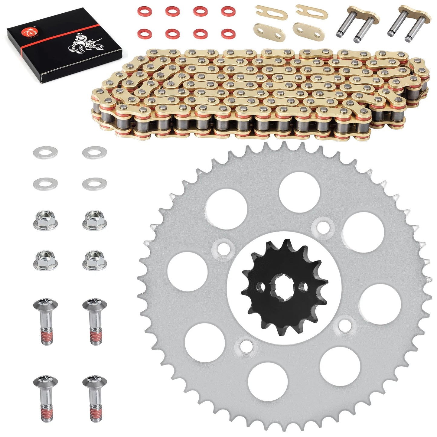 Drive Sprocket & Chain Kit for Honda XR100R/CRF100F 14/50T 428 X-Ring