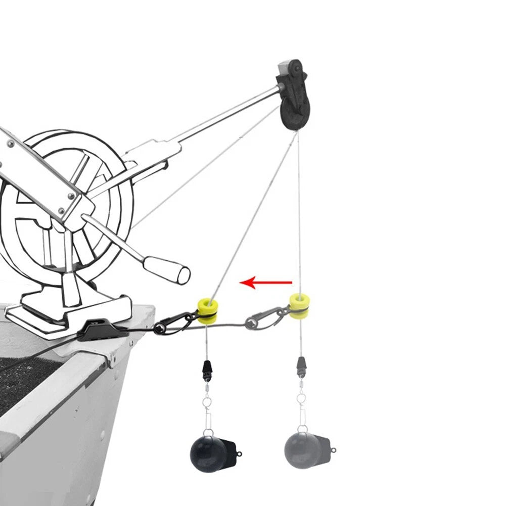 Nylon Rope Retriever for Boat Downrigger, 4MM Nylon Rope