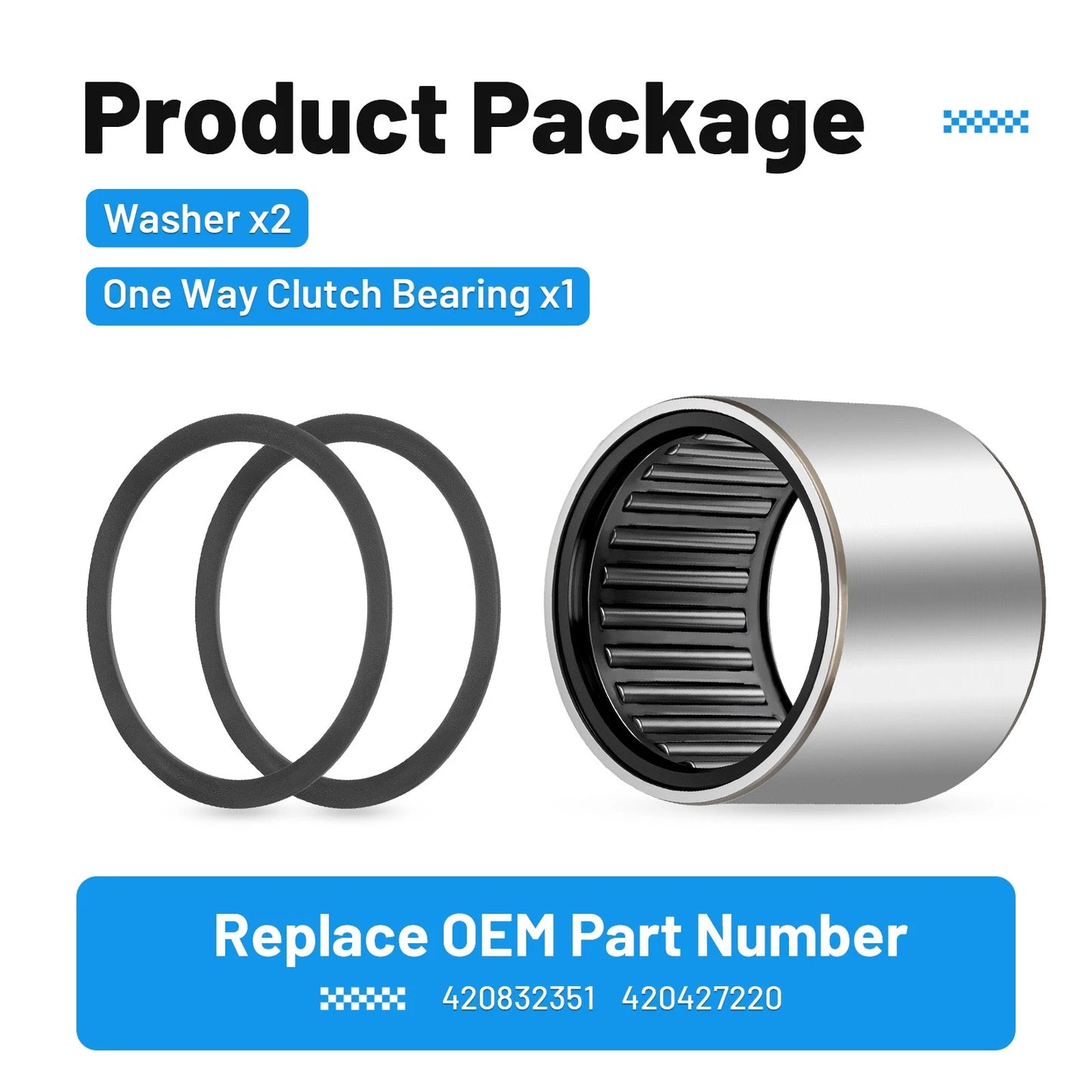 Bearing for Can-Am One Way Clutch for Maverick Sport 1000/1000R 2019-2022