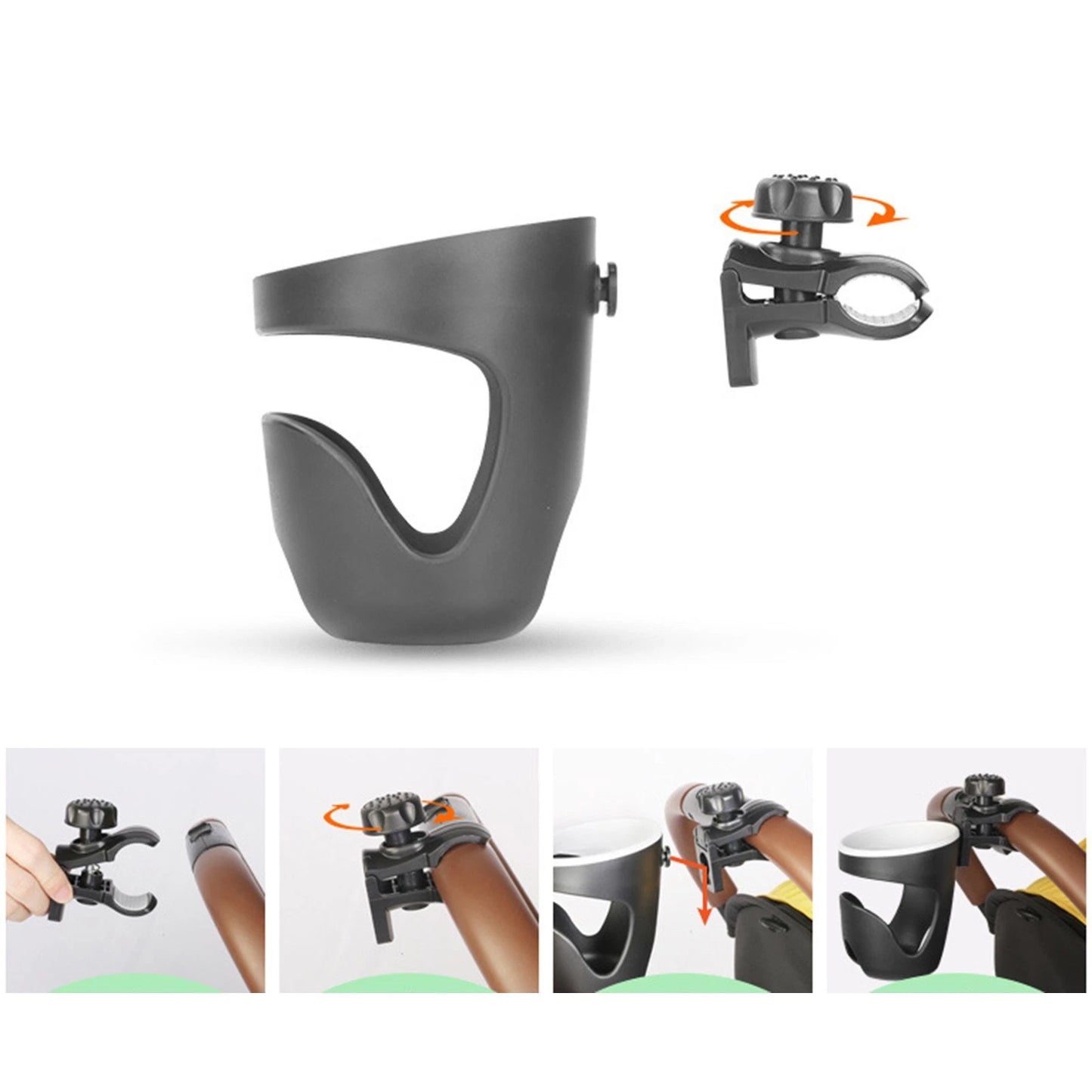 High Quality Cup Holder for Boat, Car, Auto - Fits Water Bottles, Beer