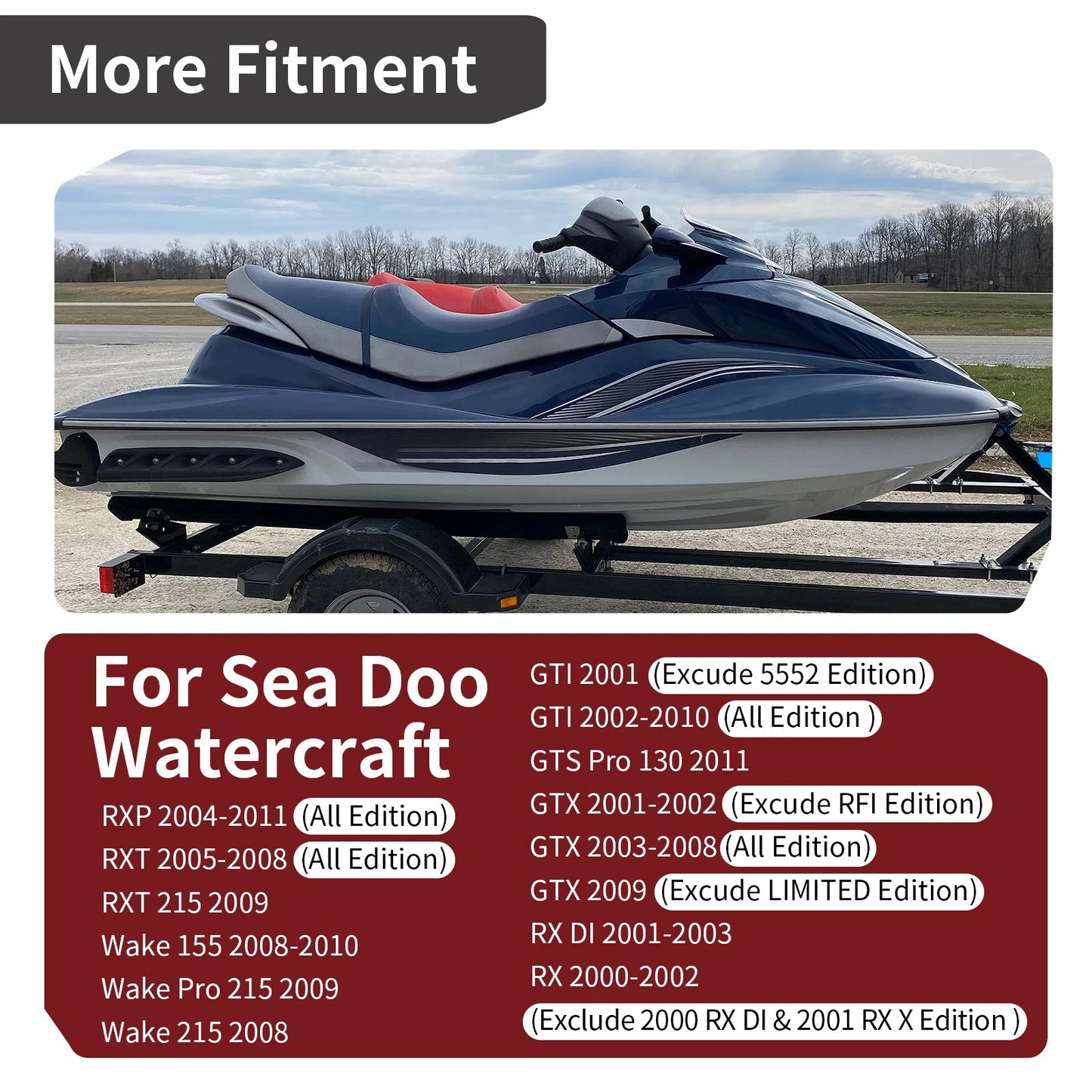 Reverse Gate for Sea-Doo GTI 2001-2010