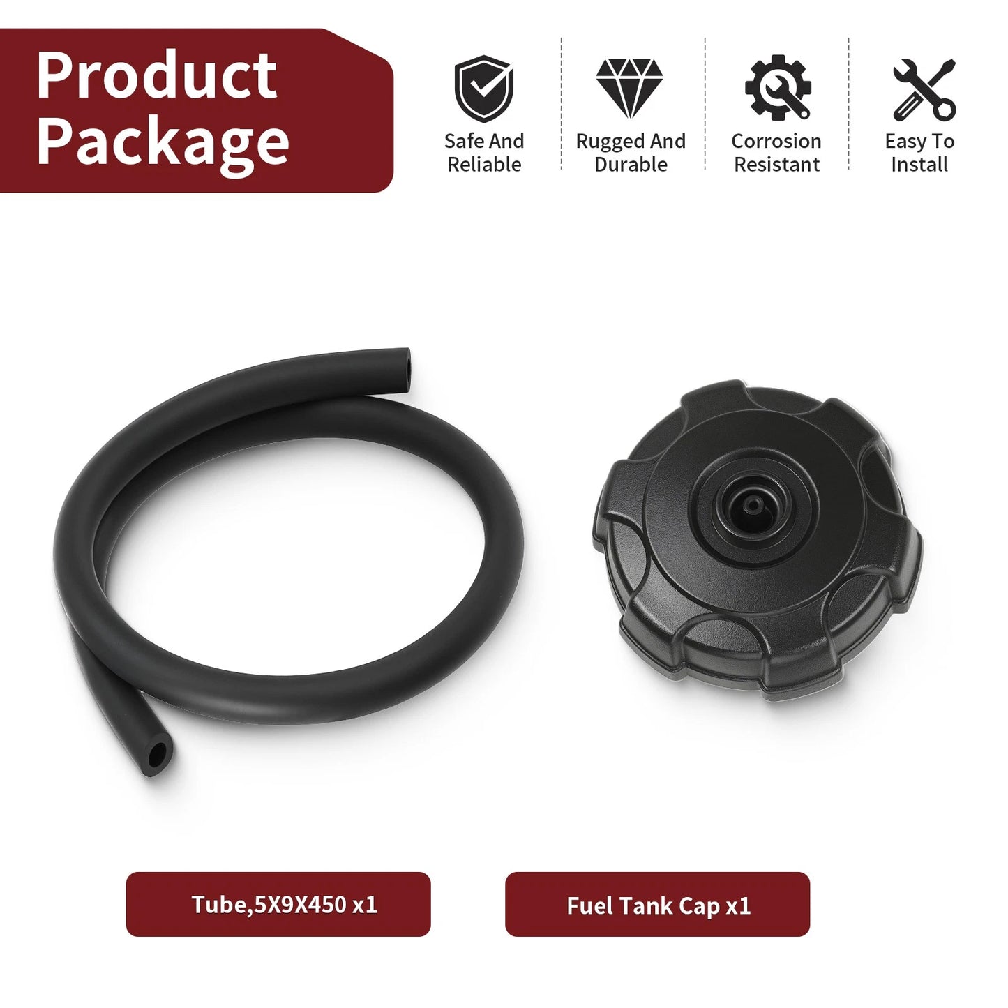 Fuel Tank Cap Tube for Kawasaki Prairie 360 2x4/4x4 (2003-2013)