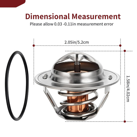 Thermostat w/O-Ring for Kawasaki Vulcan 1600 VN1600 A/B/D (2003-2008)