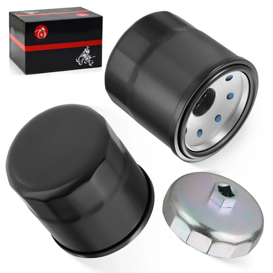 2X Oil Filter for Kawasaki Prairie 650/700 4x4 KVF650/KVF700 2002-2006
