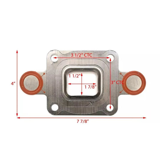 Exhaust Elbow Riser Gasket for MerCruiser 27-864549A (Dry Joint)