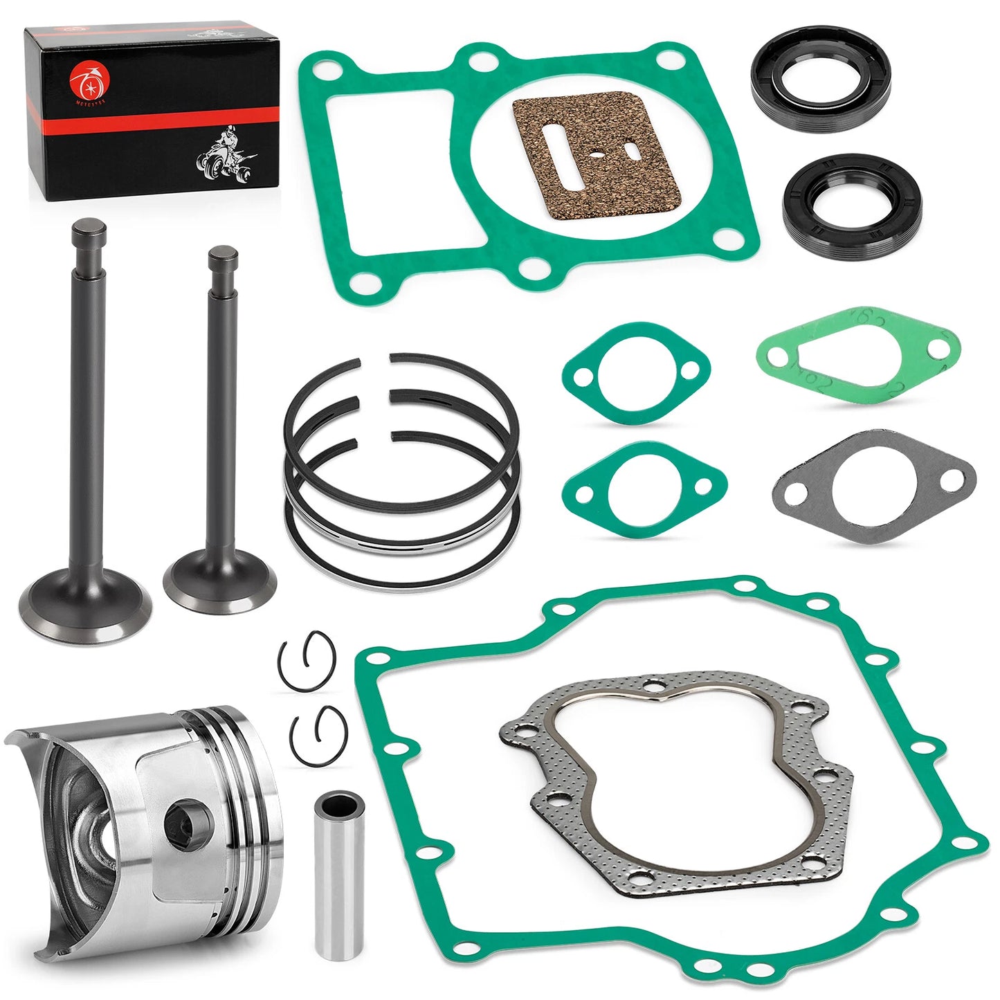 Piston Gasket Kit for Club Car Gas Golf Cart 341cc Engine 1986-1991