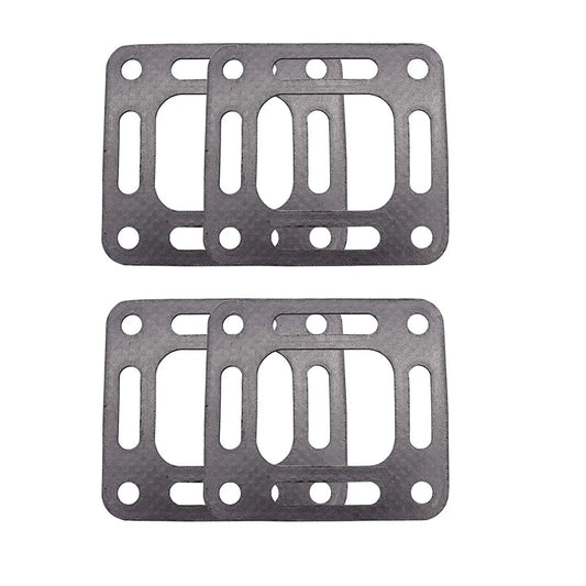 4-Pack Manifold Riser Elbow Gaskets for Mercruiser 4.3/5.0/5.7/454/502