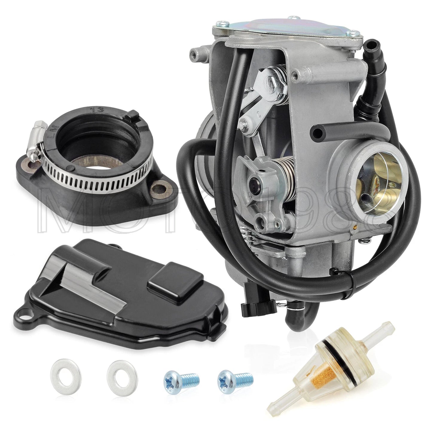 Carburetor Assembly w/ Intake Boot for Honda FourTrax 350 TRX350 1986-1987