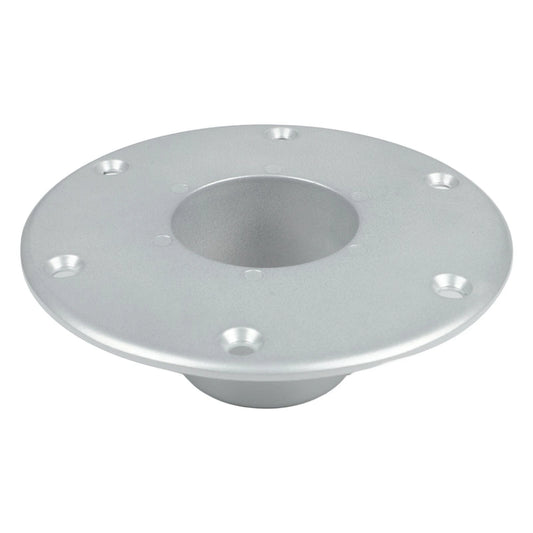 Round Flush Mount Table Leg Base Aluminum for RV/Boat Trailers