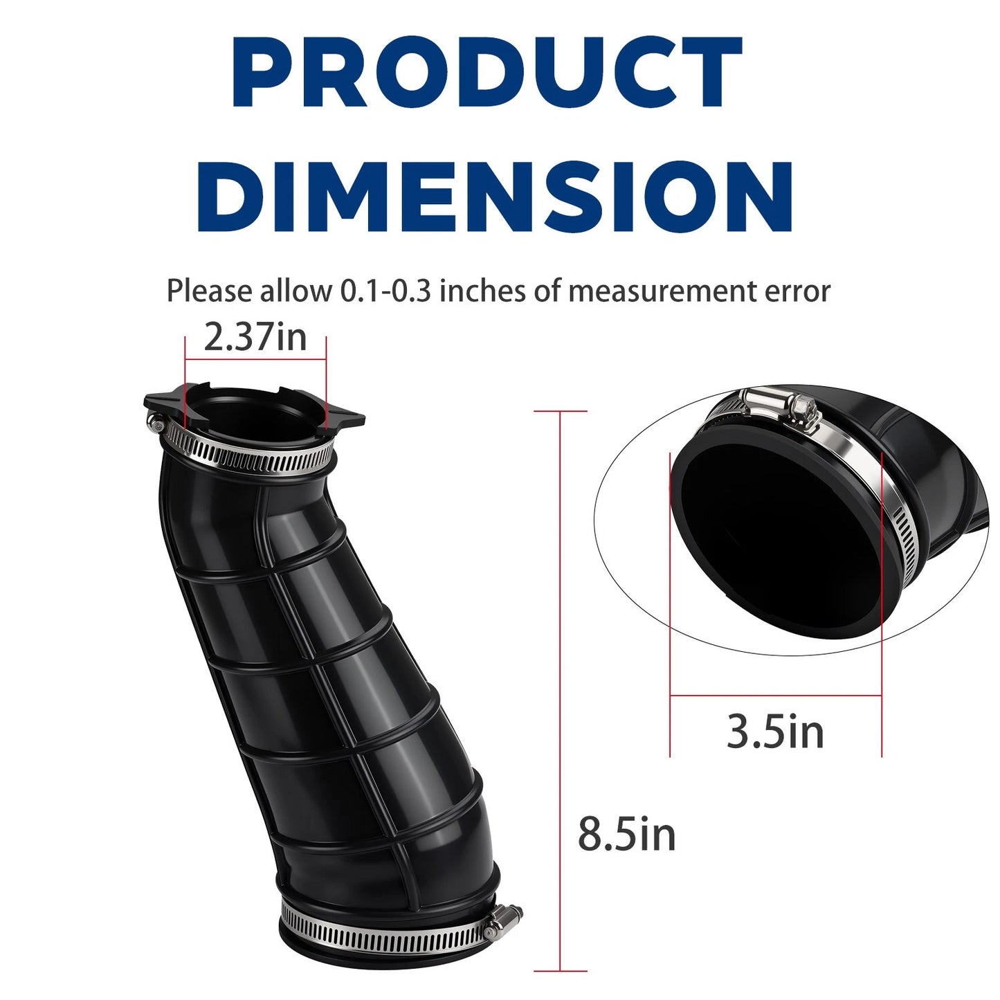 Air Box Intake Boot for Polaris Ranger XP 800/HD 800 4x4 EPS 2011-2012