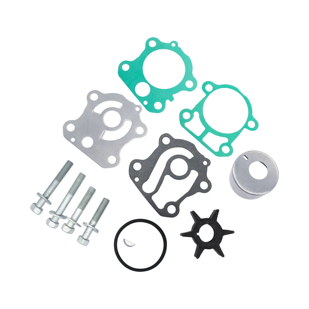 Water Pump & Impeller Repair Kit for Yamaha 50-70HP Outboard 6H3 Series