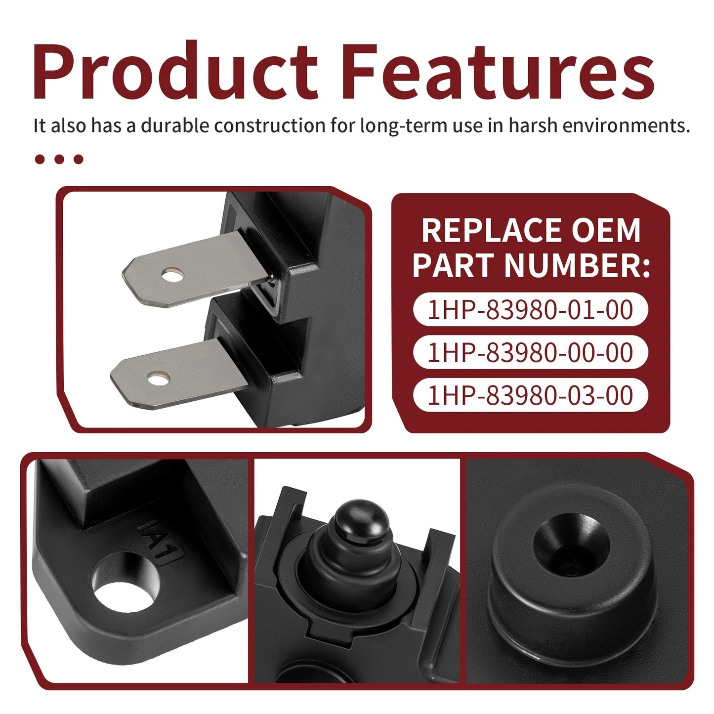 Front Brake Stop Light Switch for Yamaha XSR700/XSR900/SCR950