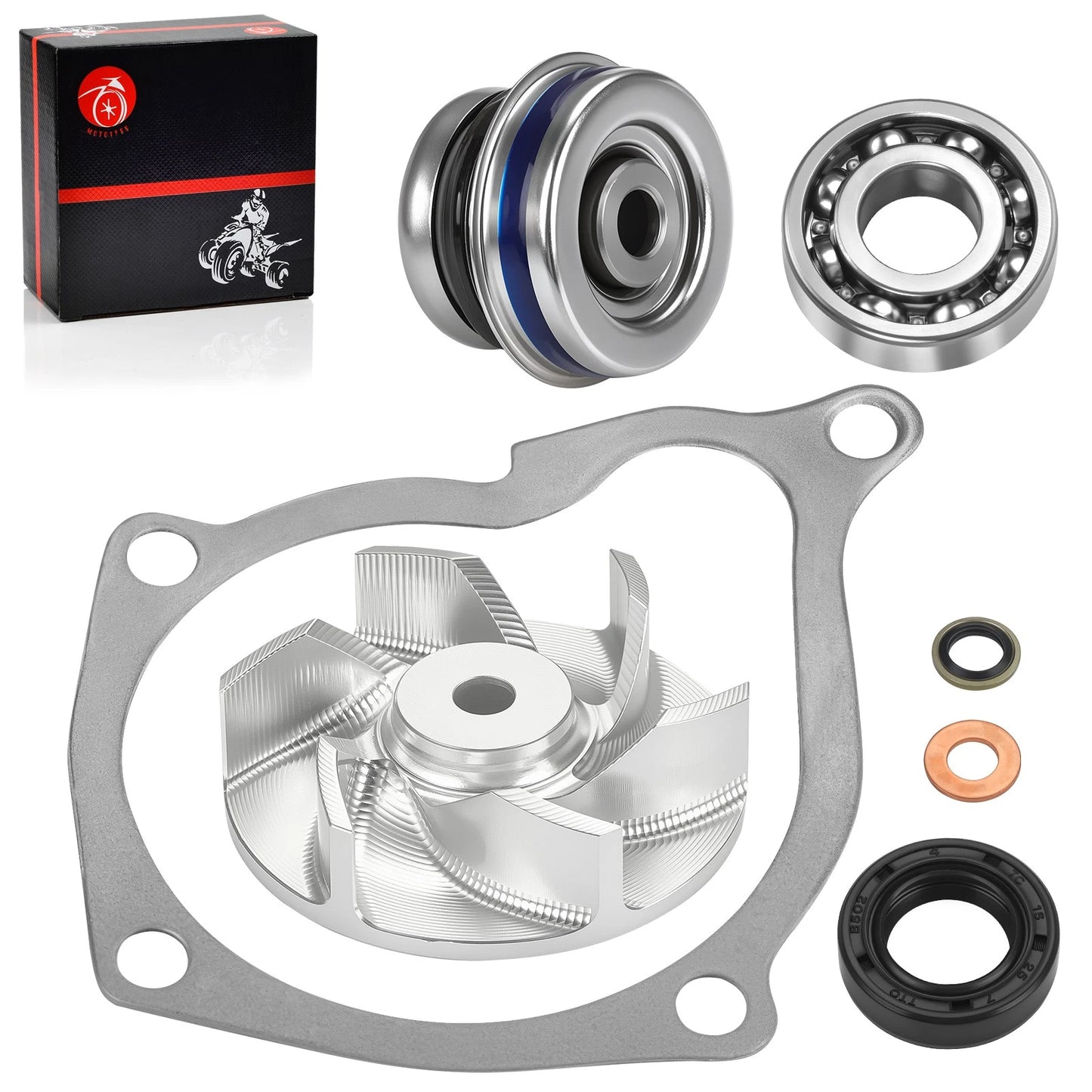 Water Pump Kit Impeller Bearing Seal Gasket for Polaris Sportsman 500 00-08