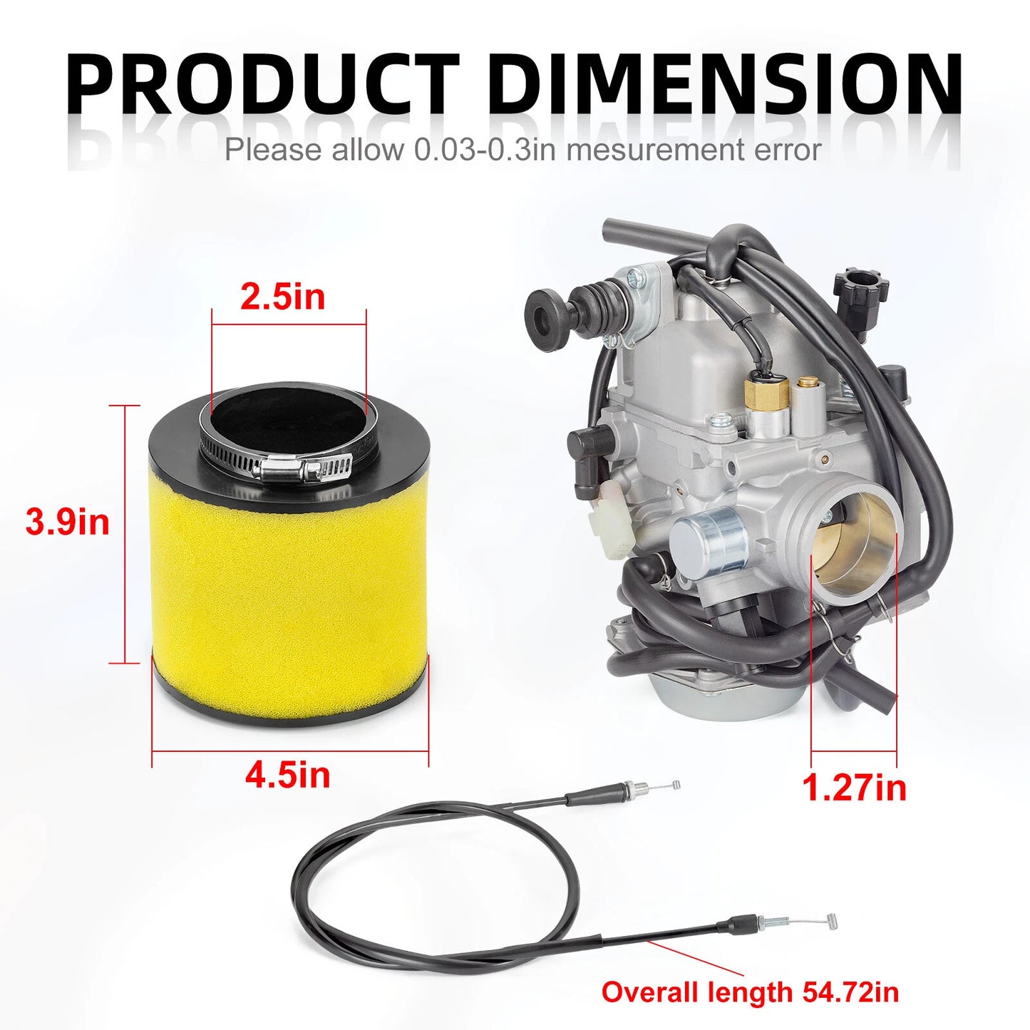 Carburetor Kit for Honda TRX450 Foreman/ TRX350 Rancher (2000-2006)