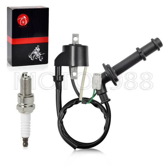 Ignition Coil & Spark Plug for Suzuki Quadracer 450 LTR450 RMZ450 2005-2012