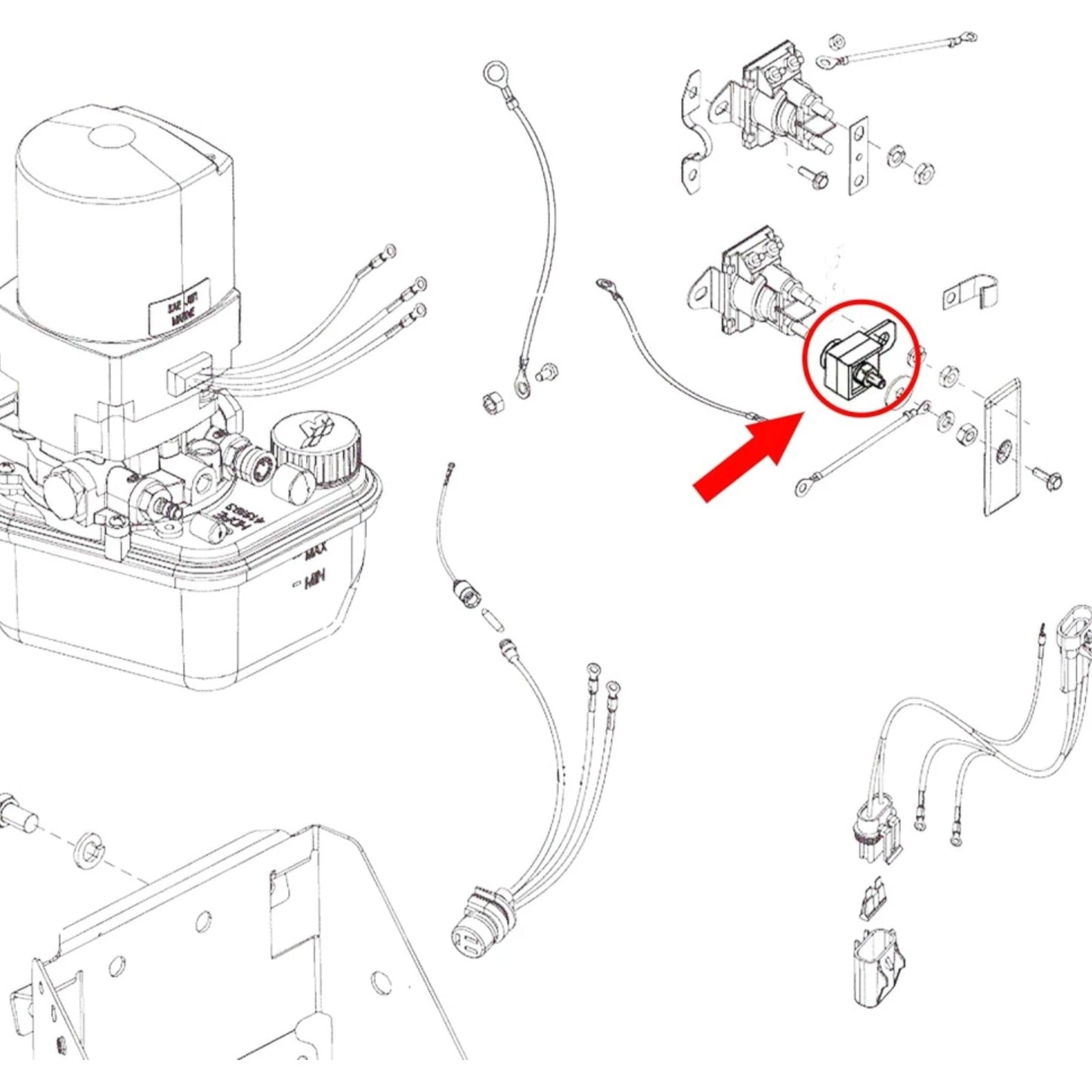 Fuse Assembly 110 Amp for Mercury MerCruiser 88-79023A10/79023T10