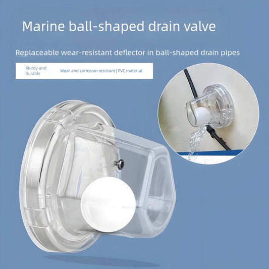 118" Boat Self Bailing Scupper Valve with Anti Reflux for All Models