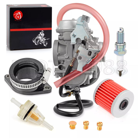 Carburetor & Intake Boot for Kawasaki Bayou 300 KLF300 (1996-2005)