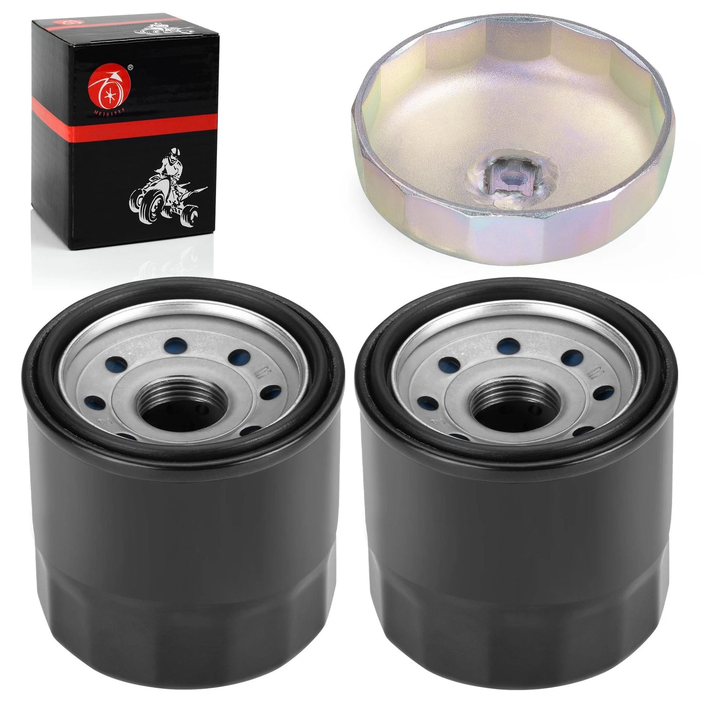 Oil Filter w/ Wrench for Honda Rune 1800/NRX1800, Super Blackbird 1100/CBR1100XX