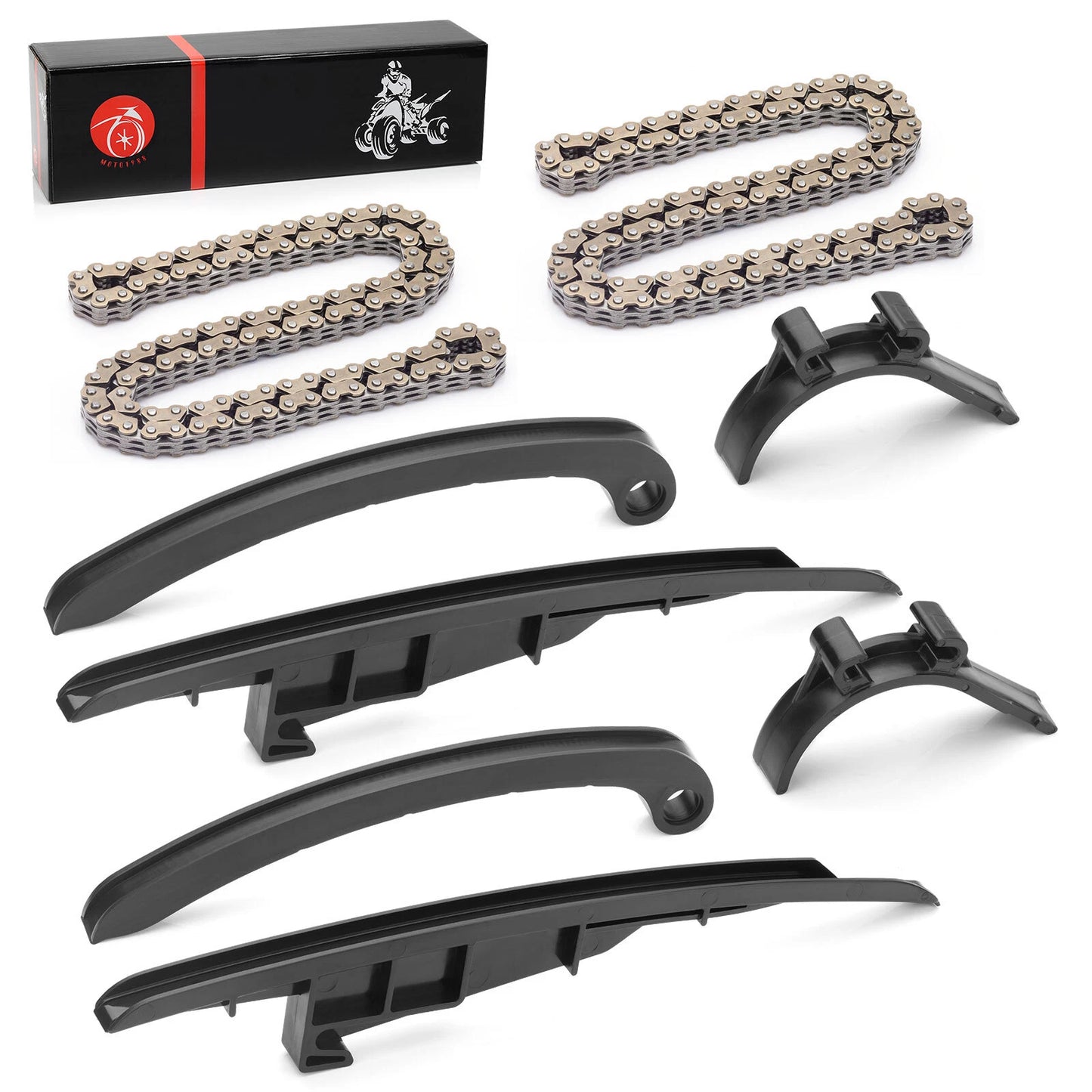 Front Rear Cam Chain Timing Guide Tensioner for Can-Am Commander 800R 17-20