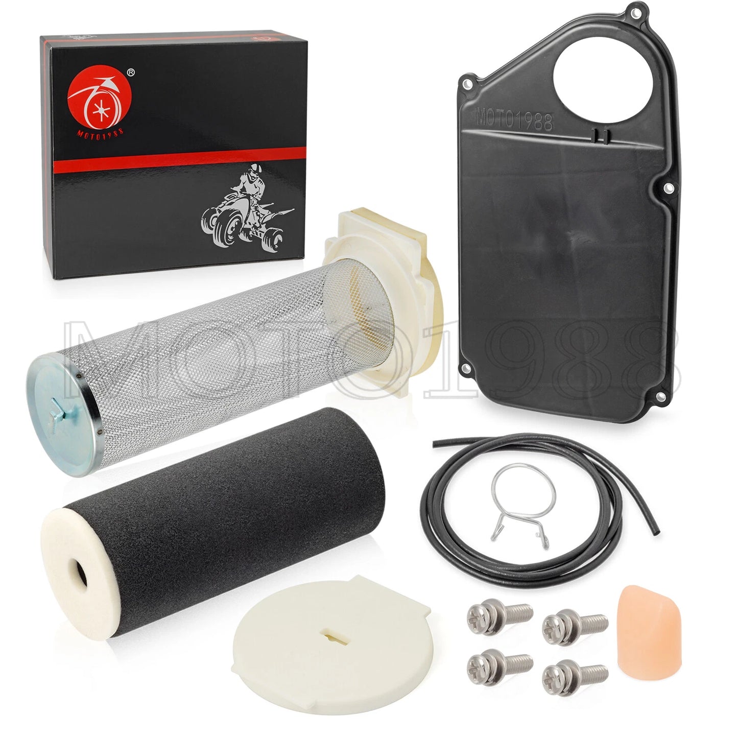 Air Filter Box Lid Cap & GUIDE Seal for YAMAHA Warrior/Wolverine 350/Grizzly 600