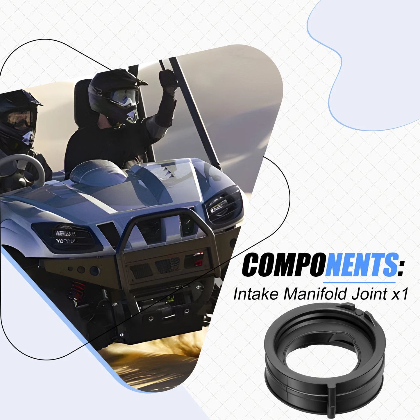 Intake Joint Boot for Yamaha Grizzly/Kodiak/Viking/Rhino 700 (2014-2023)