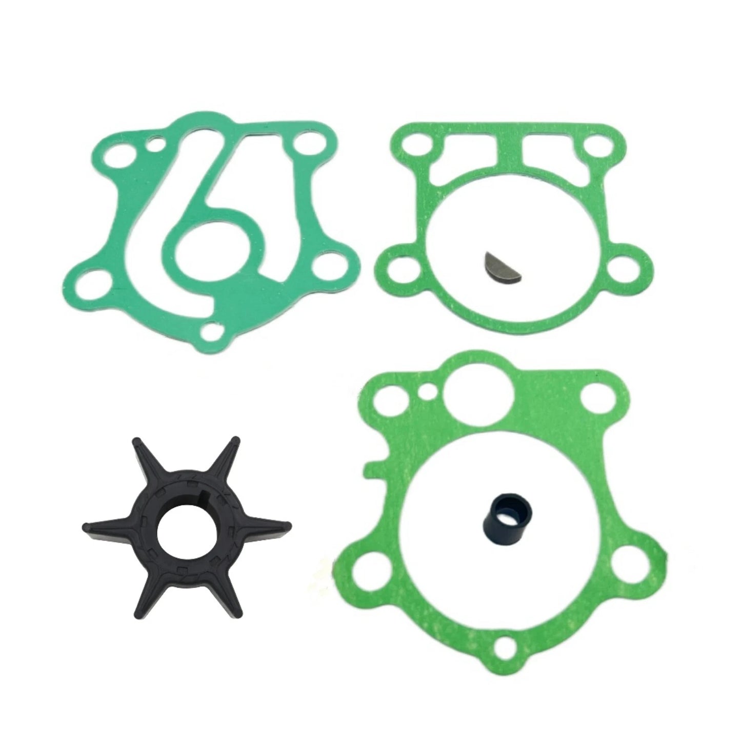 Water Pump Impeller Kit for Yamaha 2-Stroke 40-50HP Outboard 6H4