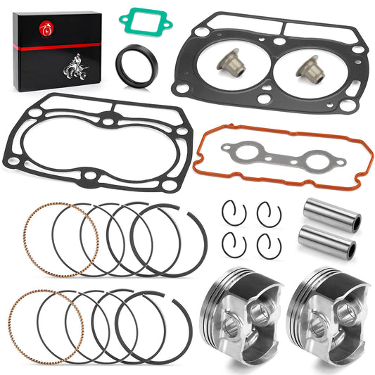 Top End Rebuild Kit Cylinder Gasket & Piston for Polaris Ranger XP 800