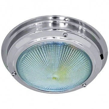 12V LED Dome Light Stainless Steel for Caravan/Boat 140mm Diameter