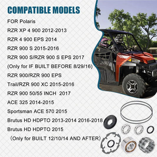 Front Differential Bearing Roll Cage Sprague for Polaris Brutus/Sportsman/ACE
