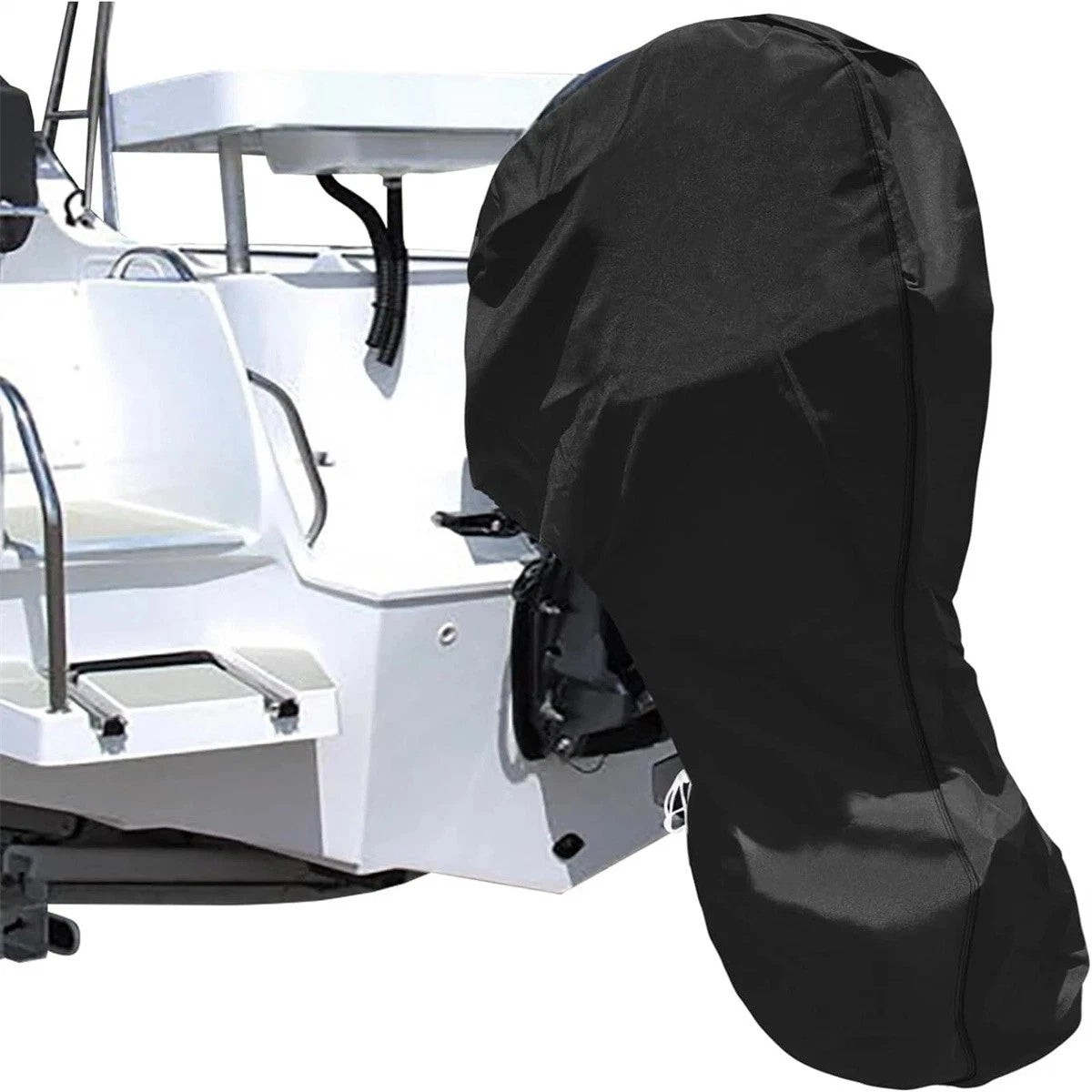 6-20HP Outboard Motor Engine Cover for Universal Boat Trailers - Black