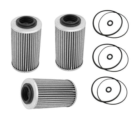 3Pack Oil Filter w/ O-rings for Sea-Doo GTI/RXT/RXP/GTX 130-300HP