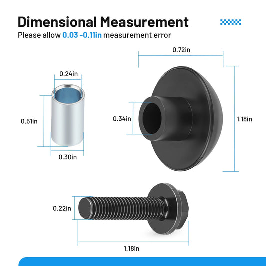 Handle Bar End Guard's Screw for Honda Sportrax 250 TRX250EX 2001-2007