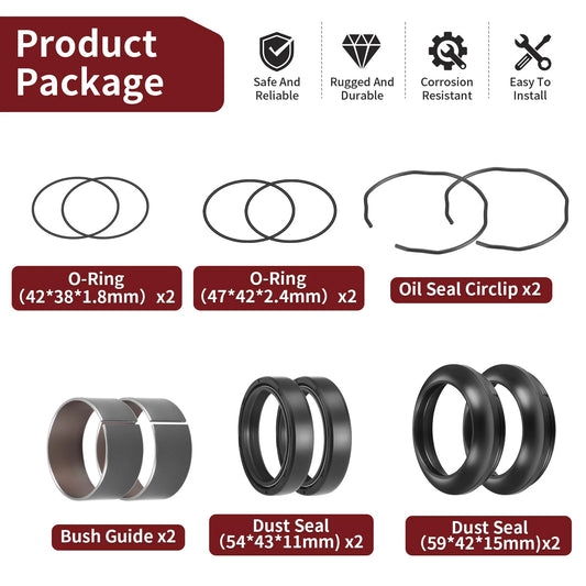 Fork Seal & Bushing Kit for Suzuki GSXR1000 (2009-2024)